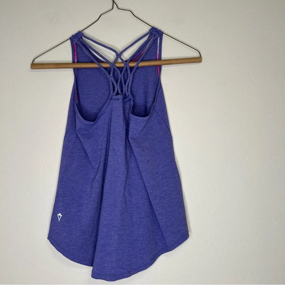 Ivivva Cross Stitching Top Purple Tank‎ Size 10